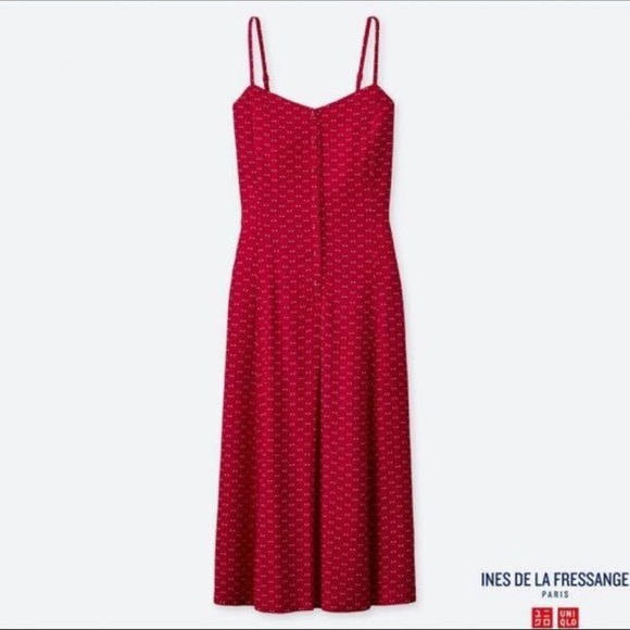 Uniqlo Dresses & Skirts - uniqlo ines de la fressange red dress Small/Med